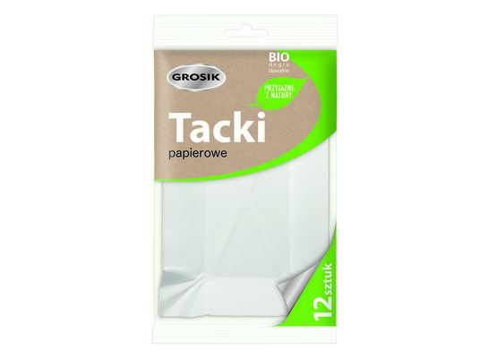 Tacki papierowe 13 x 20 12 sztuk Grosik