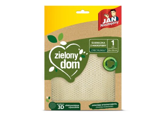 Ściereczka z mikrofibry Zielony Dom Jan Niezbędny