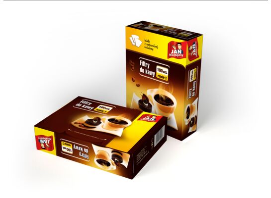 Filtry do kawy 100 sztuk rozmiar 2 Jan Niezbędny
