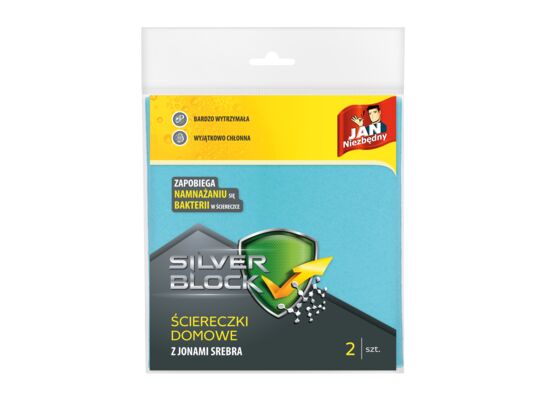 Ściereczki domowe Silver Block 2 sztuki Jan Niezbędny