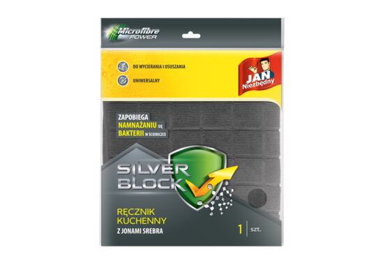 Ręcznik z mikrofibry Silver Block Jan Niezbędny