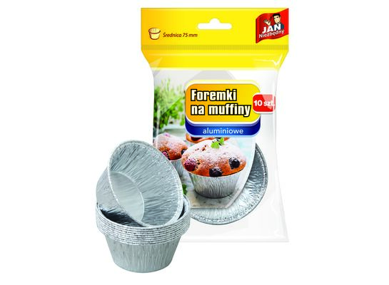 Foremki aluminiowe do muffinek 10 sztuk Jan Niezbędny