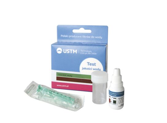 Tester do badania twardości wody -  kropelkowy Ustm