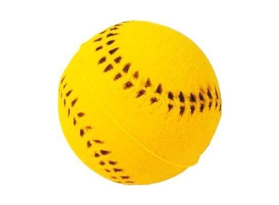 Piłka 40 mm baseball żółta