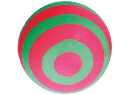 Piłka 57 mm ślimak zielona / różowa