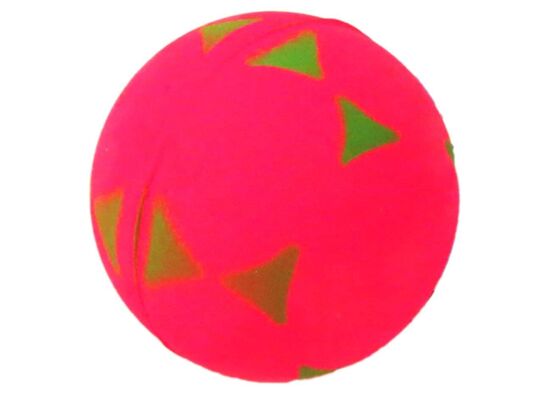 Piłka 57 mm trójkąty różowa