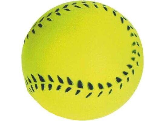 Piłka 72 mm baseball żółta