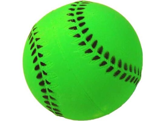 Piłka 72 mm baseball zielona