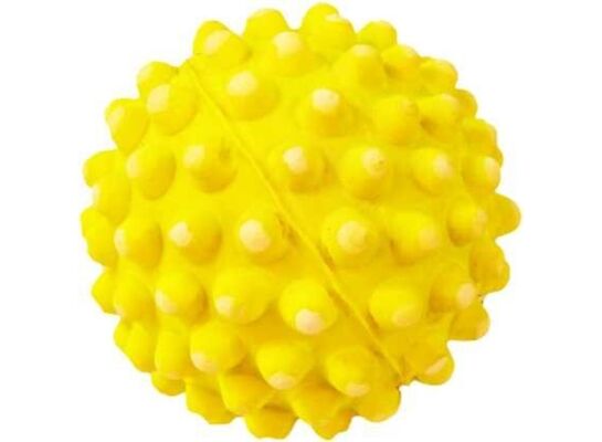 Piłka 72 mm wypustki żółta