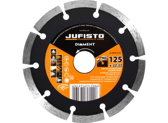Tarcza diamentowa segmentowa 125 x 2 mm Jufisto