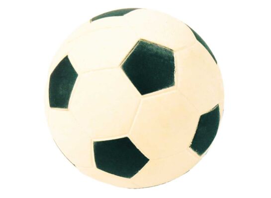 Piłka 90 mm football biało-czarna