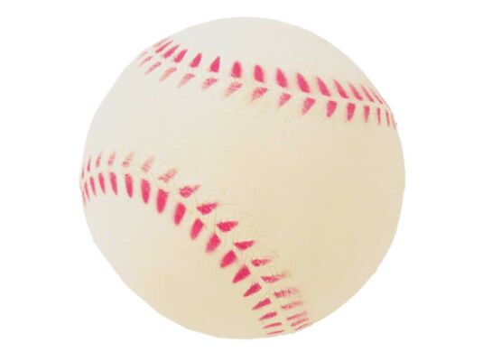 Piłka 90 mm baseball biała