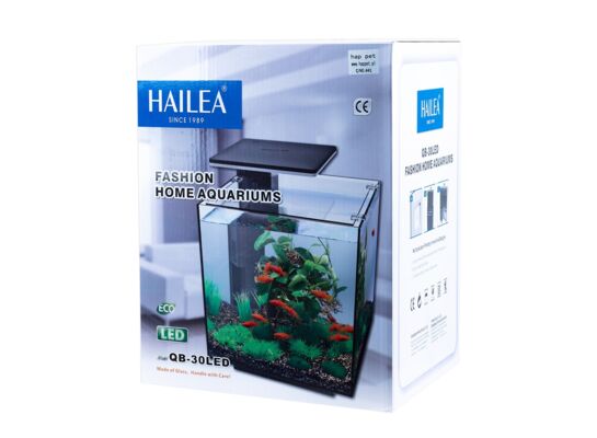 Akwarium QB-30 LED Hailea białe