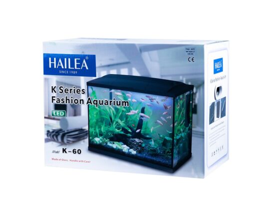 Akwarium K60 Hailea, 60 l czarne