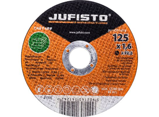 Tarcza do cięcia 125 x 1,6 x 22,2 mm beton Jufisto