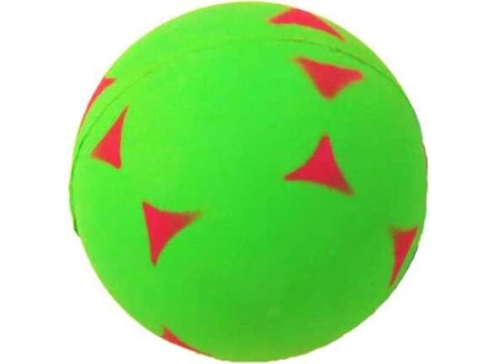 Piłka 57 mm trójkąty zielona