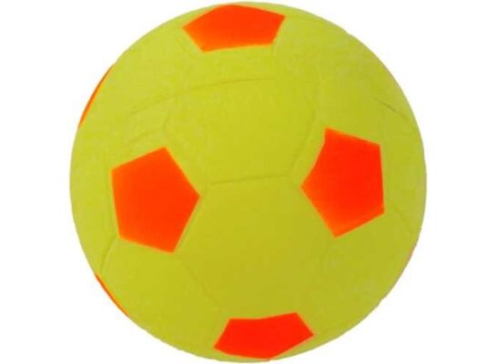 Piłka 90 mm football żółta