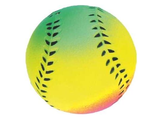 Piłka 57 mm baseball tęcza