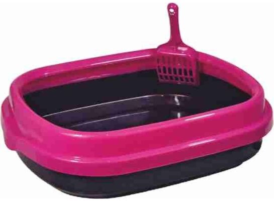 Kuweta plastikowa ciemny róż 49 x 40 x 13 cm POLLY