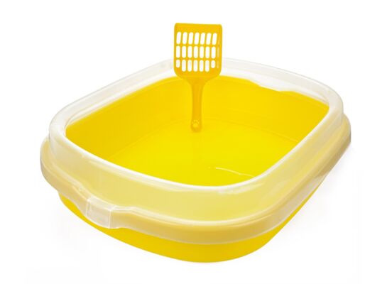 Kuweta plastikowa żółta 49 x 40 x 13 cm POLLY