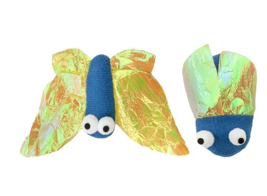 Motyl / owad 8 cm, zestaw 2 sztuki K080