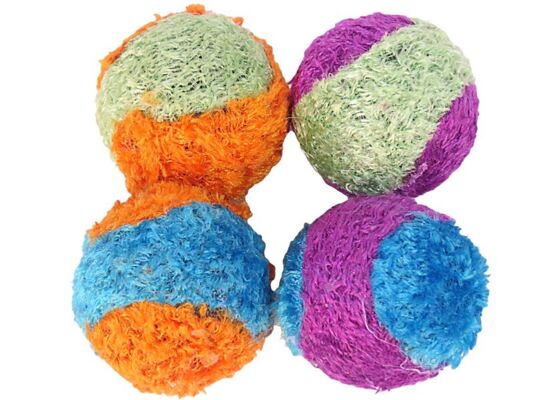 Piłki 4 cm, zestaw 4 sztuki K094
