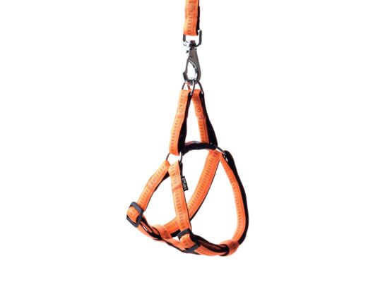 Szelki Soft Style pomarańczowe M 1,5 cm