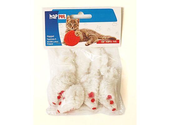 Zabawka myszka 5 cm, 4 sztuki K037