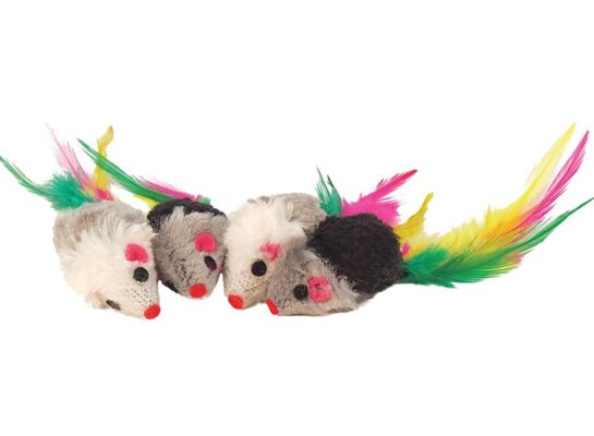 Myszki 4,5 cm, zestaw 4 sztuki K085