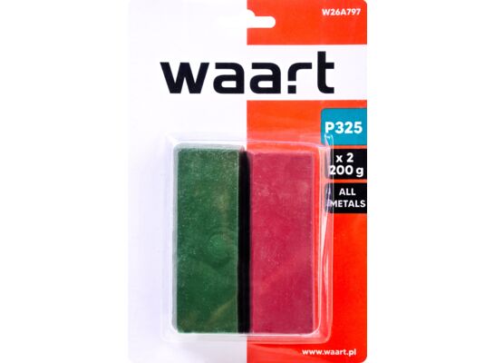 Pasty polerskie 200 g, zestaw: 2 sztuki