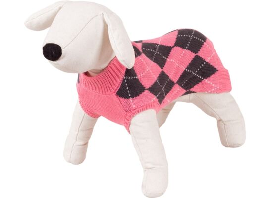 Sweterek różowy romby L 35 cm 460L