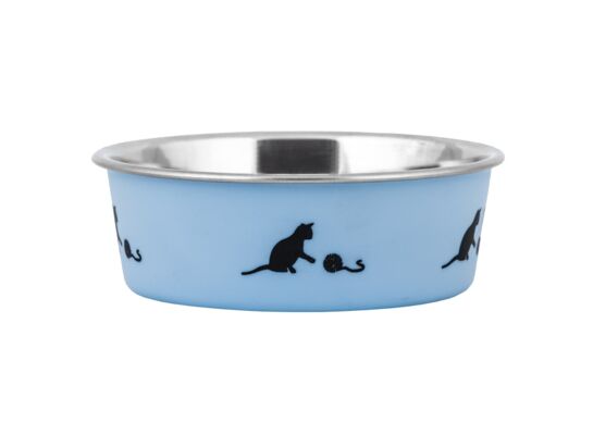 Miska dla kota niebieska 12 cm / 0,24 l M178