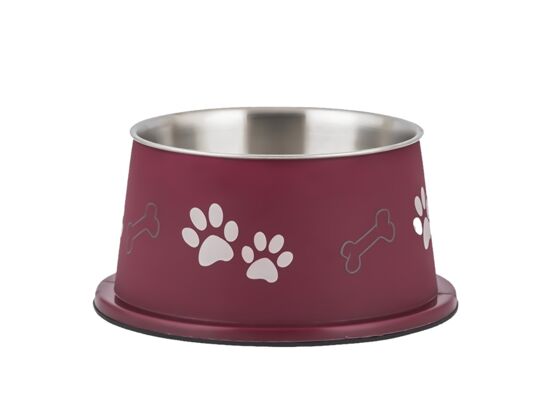 Miska Delux Spaniel czerwone 19 cm / 0,8 l M159