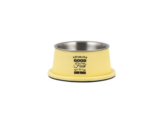 Miska Delux Spaniel żółta 14 cm / 0,3 l M157