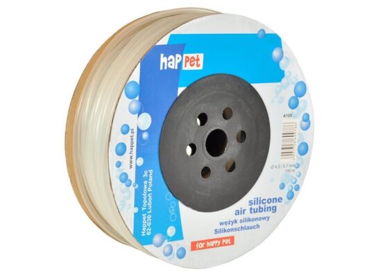 Wężyk silikonowy przezroczysty rulon  100 m HAPPET