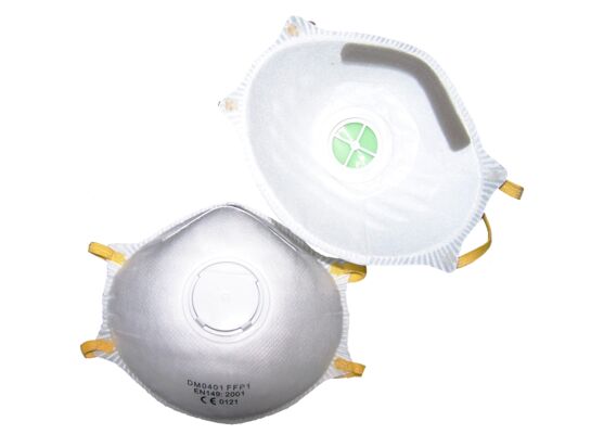 Maska przeciwpyłowa z zaworkiem FFP1, zestaw: 2 sztuki Condor