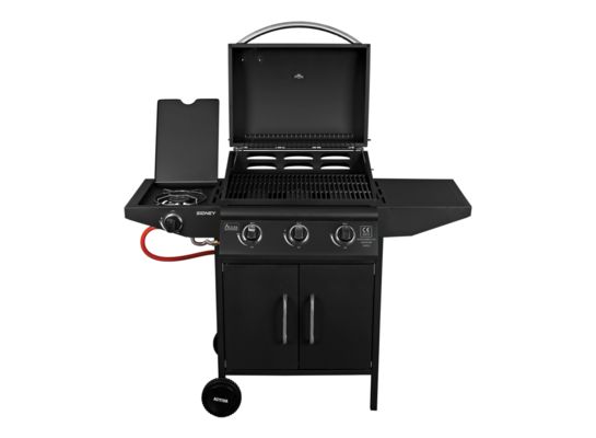 Grill gazowy 3-palnikowy Sidney + boczny