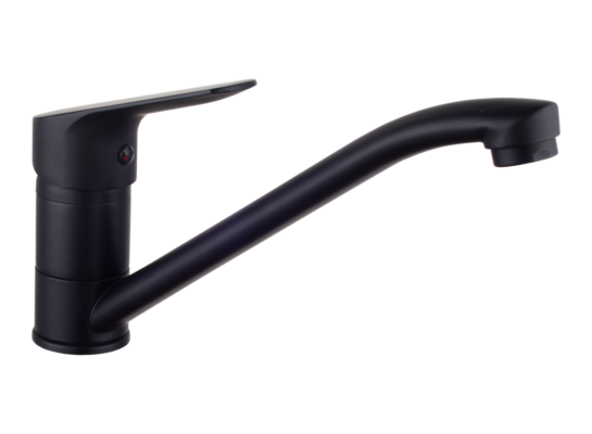 Bateria umywalkowa Sigma Black sztorcowa z ruchomą wylewką czarna 35 mm Liveno