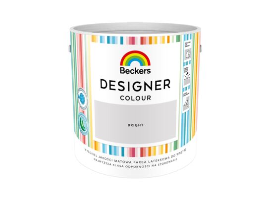 Farba lateksowa Beckers Designer Colour Bright 2,5 l