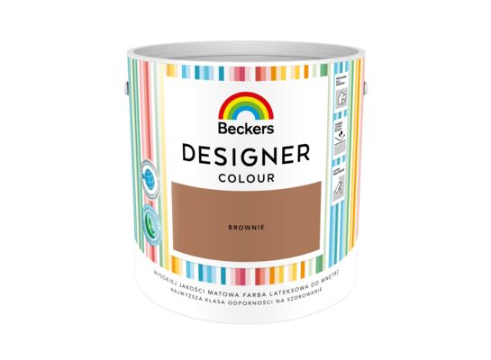 Farba lateksowa Beckers Designer Colour Brownie 2,5 l