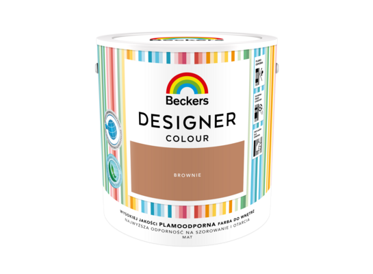 Farba lateksowa Beckers Designer Colour Brownie 2,5 l