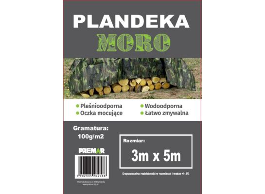 Plandeka 3 x 5 m moro