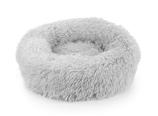 Pluszowe legowisko szare M 60 cm