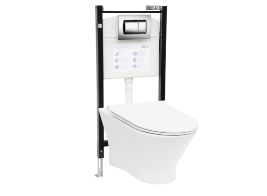 Zestaw podtynkowy WC Nexo Active biały Roca