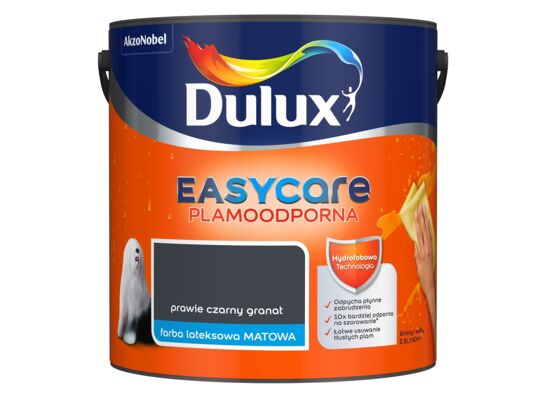 Farba lateksowa EasyCare Plamoodporna Prawie Czarny Granat 2,5 l Dulux