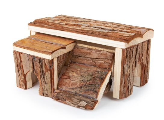 Domek dla chomika, drewniany 19 cm