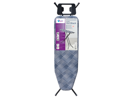 Deska Do Prasowania 38 x 141 cm 102 czarna Sepio