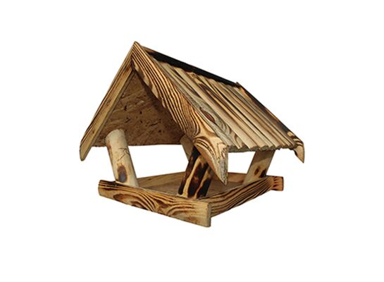 Karmnik dla ptaków opalany duży 40 x 40 x 32 cm