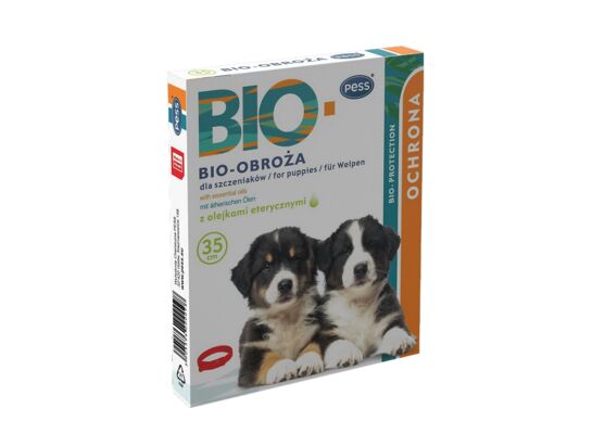 Obroża biologiczna 35 cm Pess dla szczeniąt