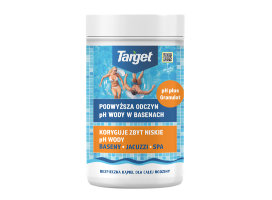 Preparat do podwyższania ph wody w basenach pH plus 1 kg Target